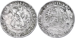 Taler, 1557, Ferdinand I., Joachimstal, Avers Stellenweise Leicht Berieben, Ss.  Ss - Autriche
