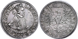 Doppeltaler, 1626, Leopold, Hall, Dav. 3336, Kl. Rf., Schöne Patina, F. Vz. - Autriche