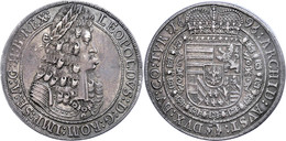 Taler, 1696, Leopold I., Hall, Dav. 3245, Ss-vz.  Ss-vz - Autriche