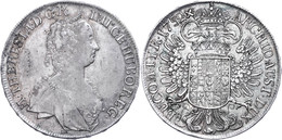 Taler, 1752, Maria Theresia, Hall, Eypeltauer 79, Ss+. - Autriche