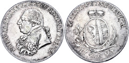 Taler, 1795, Friedrich Albrecht, Dav. 1906, Mann 698, Avers Stellenweise Bearbeitet, Ss-vz.  Ss-vz - Autres & Non Classés