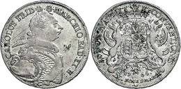 Taler, 1766, Karl Friedrich, Dav. 1933, Kl. Kratzer, Ss.  Ss - Sonstige & Ohne Zuordnung