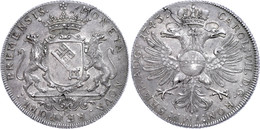 Taler, 1743, Mit Titel Karl VII., Dav. 2049, Jungk 511, Schrötlingsfehler, Schöne Patina, Vz.  Vz - Sonstige & Ohne Zuordnung