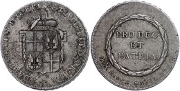 1/2 Taler, 1796, Albert III. Von Harstall, Schöne Patina, Ss.  Ss - Other & Unclassified