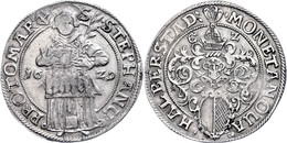 Taler, 1629, Dav. 5348, Kl. Schrötlingsriss, Ss-vz.  Ss-vz - Sonstige & Ohne Zuordnung