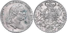 Taler, 1766, Friedrich II., Dav. 2302, Grünspanflecken, F. Vz. - Sonstige & Ohne Zuordnung