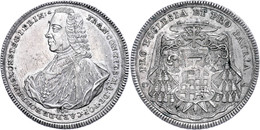 Taler, 1761, Franz Conrad Von Rodt, Dav. 2190, Avers Min. Justiert, Vz.  Vz - Other & Unclassified