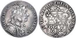 2/3 Taler, 1678, Julius Franz, Dav. 604, Dorfmann 111, Wz. Hsp., Ss.  Ss - Sonstige & Ohne Zuordnung