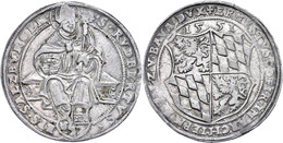Guldiner, 1551, Ernst Herzog Von Bayern, Zöttl 396, Dav. 8168, Prägeschwäche, Ss-vz.  Ss-vz - Other & Unclassified