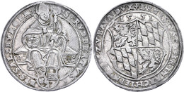 Guldiner, 1551, Ernst Herzog Von Bayern, Zöttl 396, Dav. 8168, Prägeschwäche, Ss-vz.  Ss-vz - Altri & Non Classificati