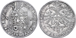 Guldentaler (60 Kreuzer), 1576, Johann Jakob Khuen Von Belasi-Lichtenberg, Zöttl 639, Dav. 124, Ss. Mit Altem Unterlegze - Altri & Non Classificati