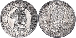 Taler, 1691, Johann Ernst Graf Von Thun Und Hohenstein, Zöttl 2163, Probszt 1797, Vz-st.  Vz-st - Altri & Non Classificati