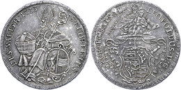 Taler, 1733, Leopold Anton Eleutherius Freiherr Von Firmian, Zöttl 2586, Dav. 1241, Schöne Patina, Vz.  Vz - Other & Unclassified