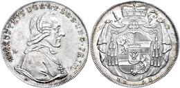 Taler, 1791, Hieronymus Graf Von Colloredo, Zöttl 3231, Dav. 1265, Vz.  Vz - Andere & Zonder Classificatie