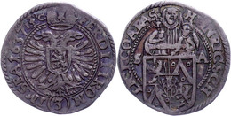 3 Kreuzer, 1637, Heinrich IV., Ss.  Ss - Autres & Non Classés