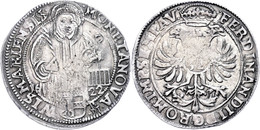 Taler, 1622, Mit Titel Ferdinand II., Dav. 5939, Doppelschlag, Prägeschwäche, Ss.  Ss - Other & Unclassified