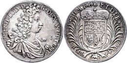 1/4 Taler, 1694, Eberhard Ludwig, Ebner 47, Ss-vz.  Ss-vz - Andere & Zonder Classificatie