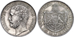 Taler, 1871, Friedrich I., AKS 124, J. 85, Vz.  Vz - Altri & Non Classificati