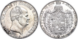 Doppeltaler, 1856, Friedrich Wilhelm IV., AKS 70, J. 82, Kl. Rf. Und Kr., Vz.  Vz - Autres & Non Classés