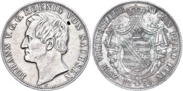 Doppeltaler, 1859, Johann, AKS 126, Wz. Rf., Ss-vz.  Ss-vz - Sonstige & Ohne Zuordnung