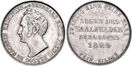 Gulden, 1829, Bernhard Erich Freund, AKS 185, J. 419, Kl. Rf., Feine Kratzer, Ss.  Ss - Other & Unclassified