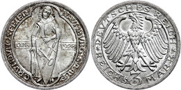 3 Reichsmark, 1928, Naumburg, F. St., Katalog: J. 333 - Autres & Non Classés