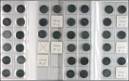 Lot Zu 38 X 10 Reichspfennig (J. 371 Und 375), 1940-1948. Erhaltung Meist Um Ss., Katalog: J. 371 - Sonstige & Ohne Zuordnung