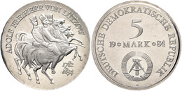 5 Mark, 1984, Lützow, In Hartplastik Verplombt, PP., Katalog: J. 1599 PP - Sonstige & Ohne Zuordnung