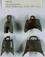 Zhou-Dynastie 1122-220 V. Chr., Lot Von Vier Æ-Glockenmünzen. Erhaltung S-ss. - China