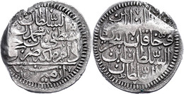 1/2 Kurush, AH 1106, Mustafa II., Izmir, KM 117.3, Prägeschwäche Und Schrötlingsfehler Am Rand, Ss.  Ss - Oosterse Kunst