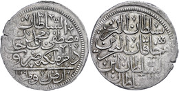 Kurush, AH 1106, Mustafa II., Erzurum, KM 121.2, Kl. Schrötlingsfehler Und Prägeschwäche Am Rand, Ss.  Ss - Orientalische Münzen