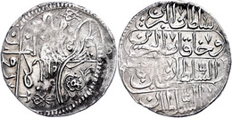 10 Para (Abbasi), AH 1115, Ahmed III., Jerevan, KM 17 (Armenien), Prägeschwäche, Ss-vz.  Ss-vz - Orientalische Münzen