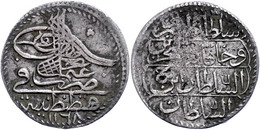 5 Para, AH 1168, Osman III., Konstantinopel, KM 255, Ss. Selten!  Ss - Oosterse Kunst