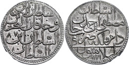 Zolota, AH 1171/87, Mustafa III., Istanbul, KM 316.2, Vz.  Vz - Oosterse Kunst