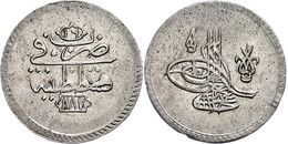 2 Piaster, AH 1187/16, Abdülhamid I., Konstantinopel, KM 406, Vz.  Vz - Orientalische Münzen