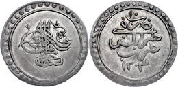 Kusrush, AH 1203/10, Selim III., Tripolis, KM 60 (Lybien), Kratzer, Leichte Prägeschwäche, Ss-vz. Sehr Selten!  Ss-vz - Orientalische Münzen