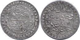 2 Budju, AH 1240, Mahmud II., Jazayir, KM 75 (Algerien), Kl. Zainende, Ss.  Ss - Orientalische Münzen