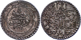 8 Khabub, AH 1246, Mahmud II., Tunis, KM 89 (Tunesien), Ss-vz.  Ss-vz - Orientalische Münzen