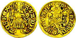 Goldgulden, O.J.(1458-1490), Matthias Corvinius, Huszar 680, Fb. 22, Wellig, Ss.  Ss - Hungary