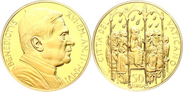 50 Euro Gold, 2006, Konfirmation Der Apostel Und Maria, 13,74 G Fein, Fb. 446, In Originalschatulle Mit Zertifikat Und U - Vatican