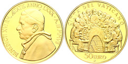 50 Euro Gold, 2007, Letztes Abendmahl, 13,74 G Fein, Fb. 448, In Originalschatulle Mit Zertifikat Und Umverpackung, PP.  - Vatican