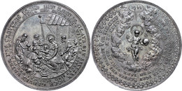 Danzig, Silbermedaille (Dm. Ca. 55,50mm, Ca. 49,95g), 1635, Von S. Dadler. Av: Stehendes Jesuskind Mit Reichsapfel Und S - Altri & Non Classificati