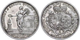 Württemberg, Karl Eugen, Silbermedaille (Dm. Ca. 39,10mm, Ca. 25,65g), 1748, Von K. Börer, Auf Die Hochzeit Mit Elisabet - Autres & Non Classés