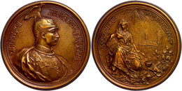 Brandenburg, Bronzemedaille (Dm. 48,5 Mm, 44 G), 1892, Von Begas, Auf 375 Jahre Reformation Und Die Einweihung Der Schlo - Autres & Non Classés