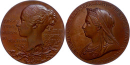 Großbritannien, Victoria, Bronzemedaille (Dm. 55,7 Mm, 72 G), 1897, Von Thomas Brock, Auf Ihr 60jähriges Regierungsjubil - Sonstige & Ohne Zuordnung