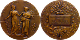 Frankreich, Bronzemedaille (Dm. 50 Mm, 64 G), O.J., Von A. Dubois, Prämienmedaille Des Landwirtschafts-Ministeriums, Av: - Andere & Zonder Classificatie