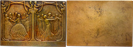 Österreich, Einseitige Bronzeplakette (48x70 Mm, 84 G), 1911, Auf Den 50jährigen Jubiläums-Industriellen-Ball 1. Februar - Sonstige & Ohne Zuordnung