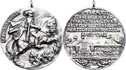 Österreich, Silbermedaille Guss (Dm.44 Mm, 29 G), 1912, Von Albert Stolz, Auf Die Eröffnung Des Neuen K.K. Hauptschiesss - Autres & Non Classés