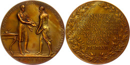 Österreich, Bronzemedaille (Dm.65 Mm, 110,6 G), 1916, Von Stefan Schwartz, 100 Jahre Österreichische Nationalbank, Av: K - Sonstige & Ohne Zuordnung