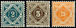 2 Pfg Bis 25 Pfg Dienstmarken, Tadellos Postfrischer Satz, Mi. 92.-, Katalog: 104/06 ** - Sonstige & Ohne Zuordnung